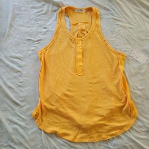 Free people yellow tank top